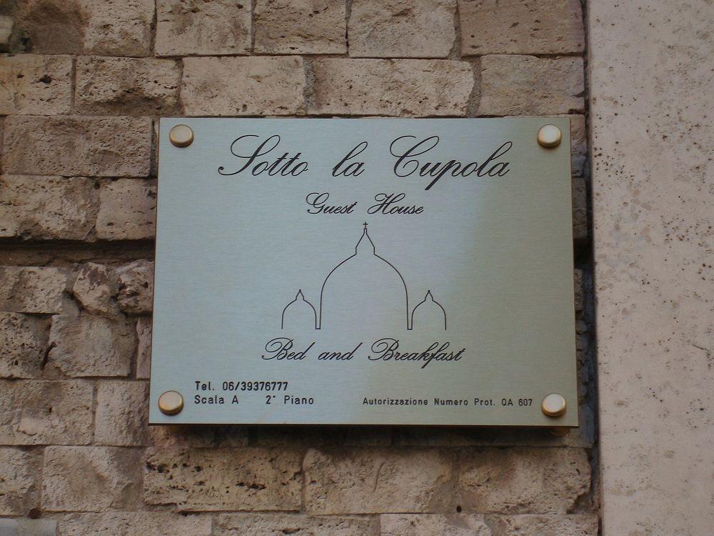 Sotto La Cupola Bed & Breakfast Roma Dış mekan fotoğraf